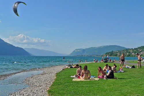 Plage d'Aix les Bains 